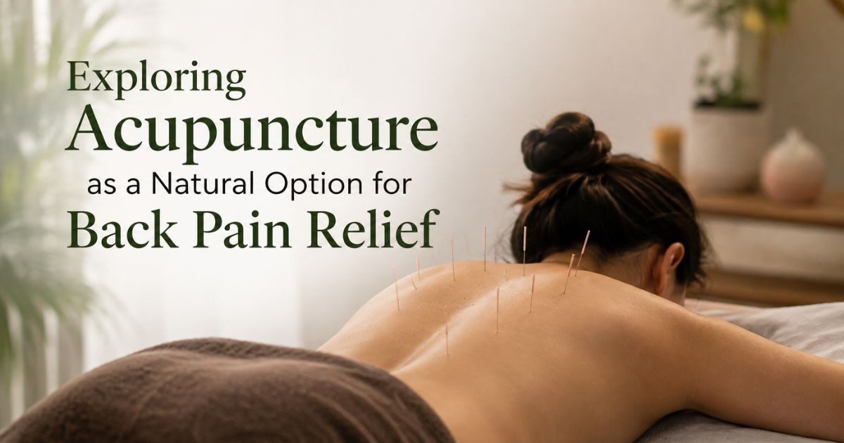 Acupuncture treatment for back pain